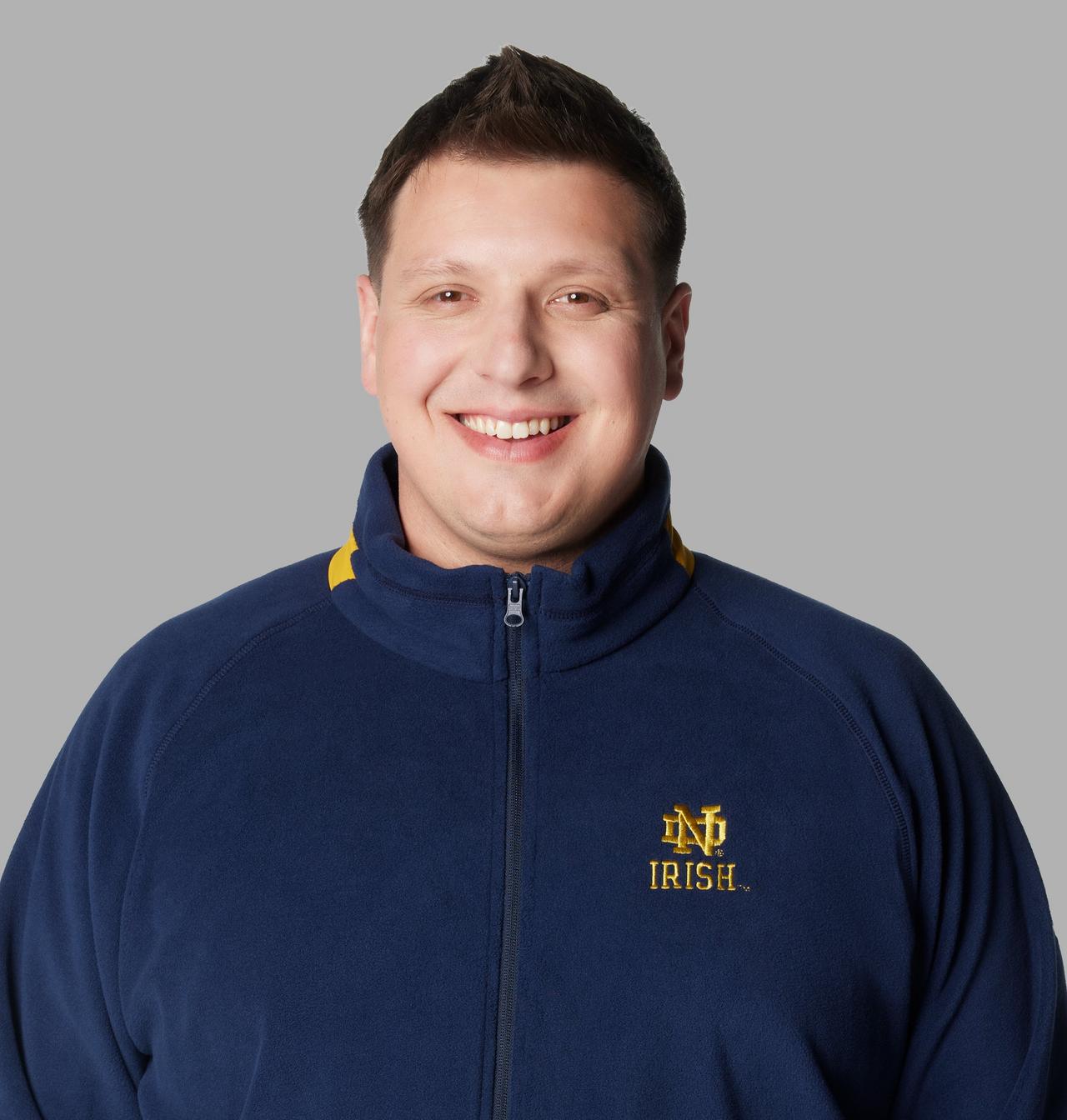 Men's Collegiate Flanker™ IV Fleece Jacket - Big - Notre Dame 5