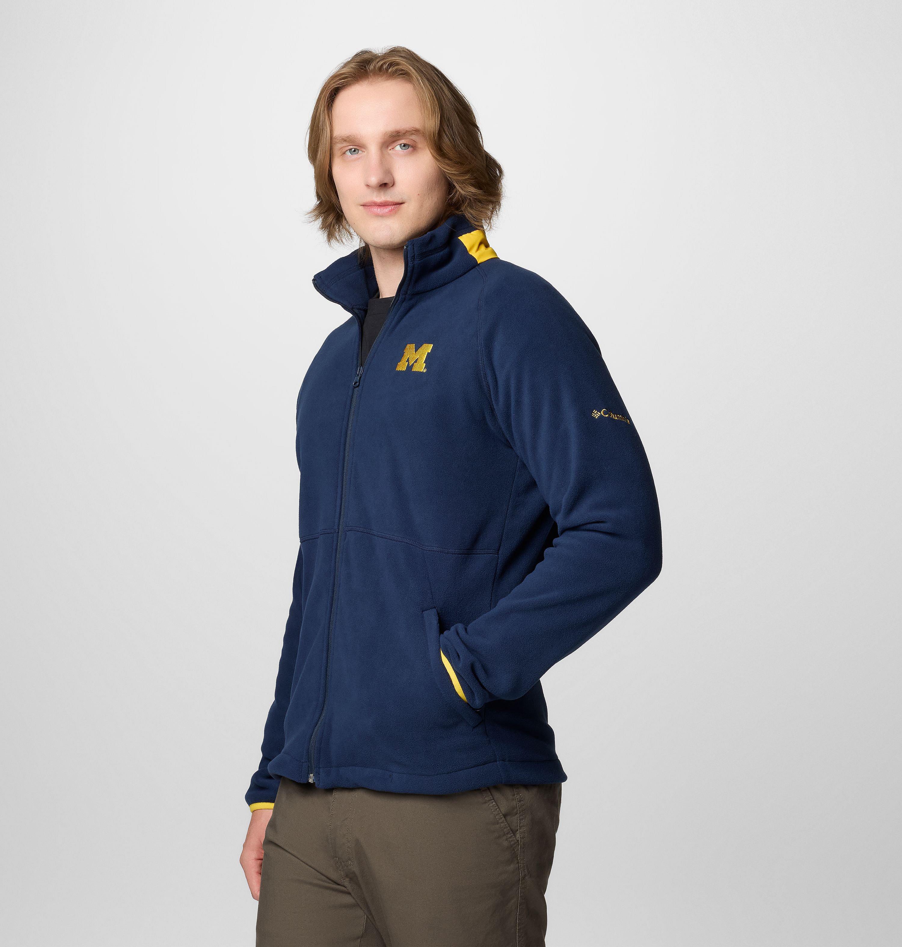 Men's Collegiate Flanker IV Fleece Jacket - Michigan - Tall 4