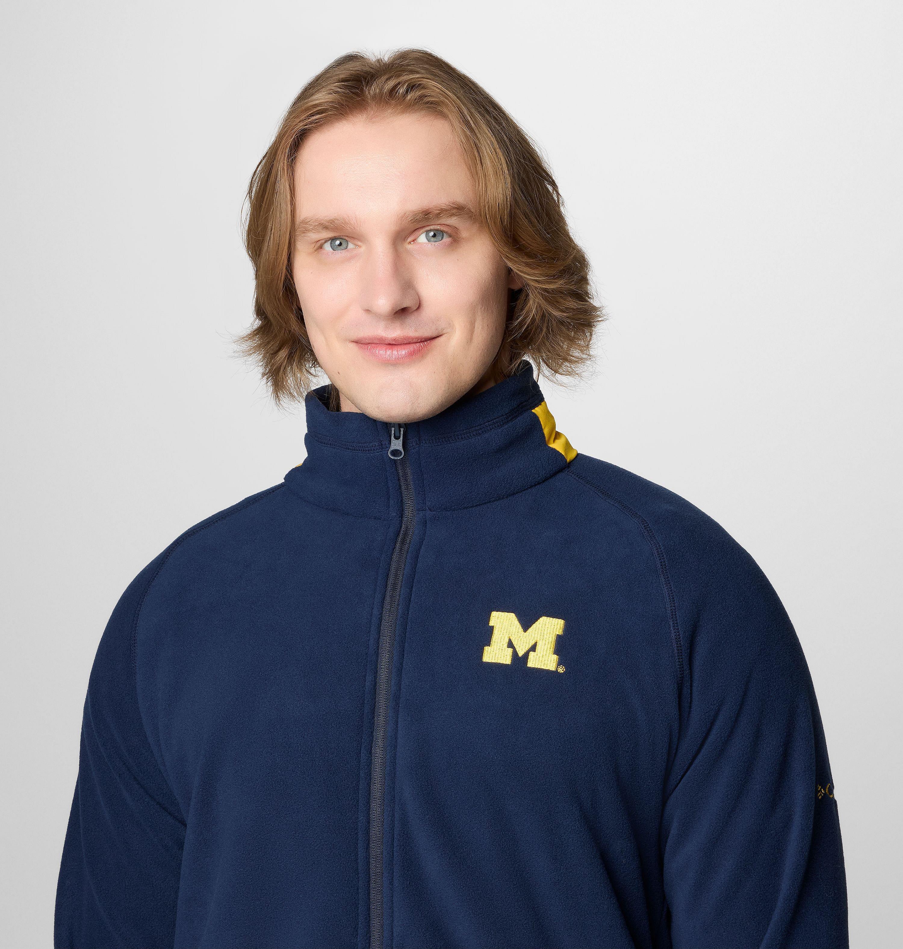 Men's Collegiate Flanker IV Fleece Jacket - Michigan - Tall 5