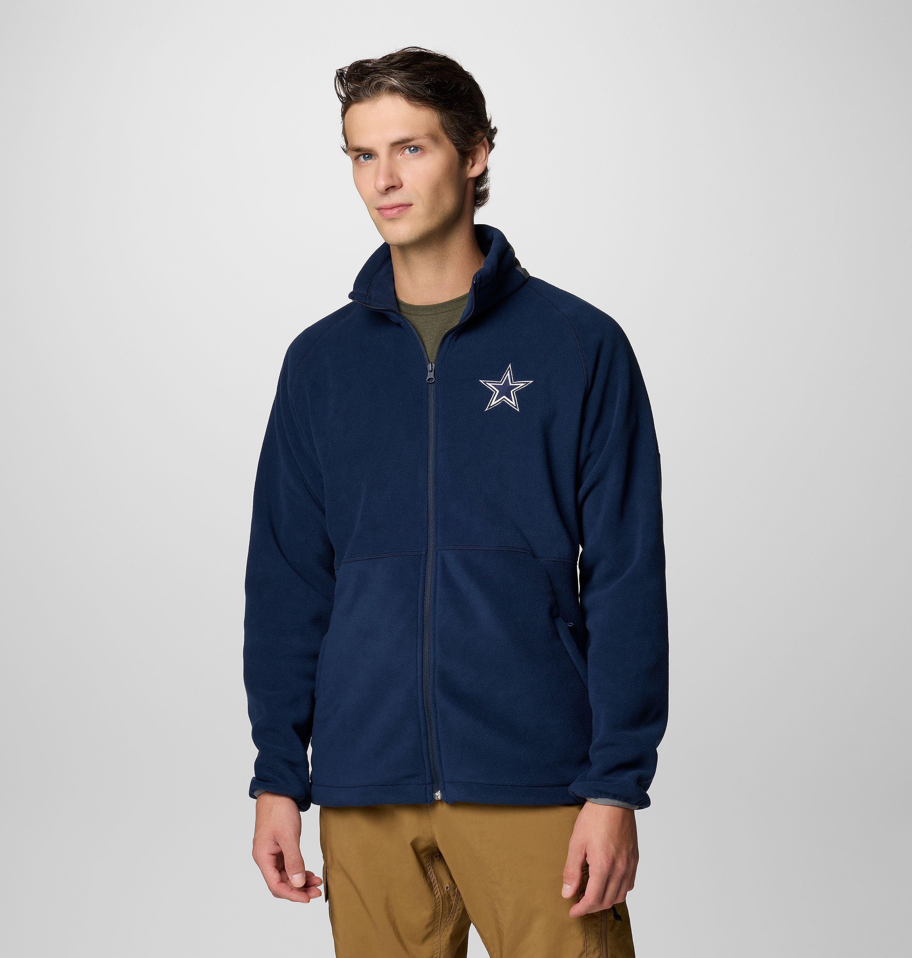 Columbia Men's Collegiate Flanker IV Fleece Jacket - Dallas Cowboys - Tall-