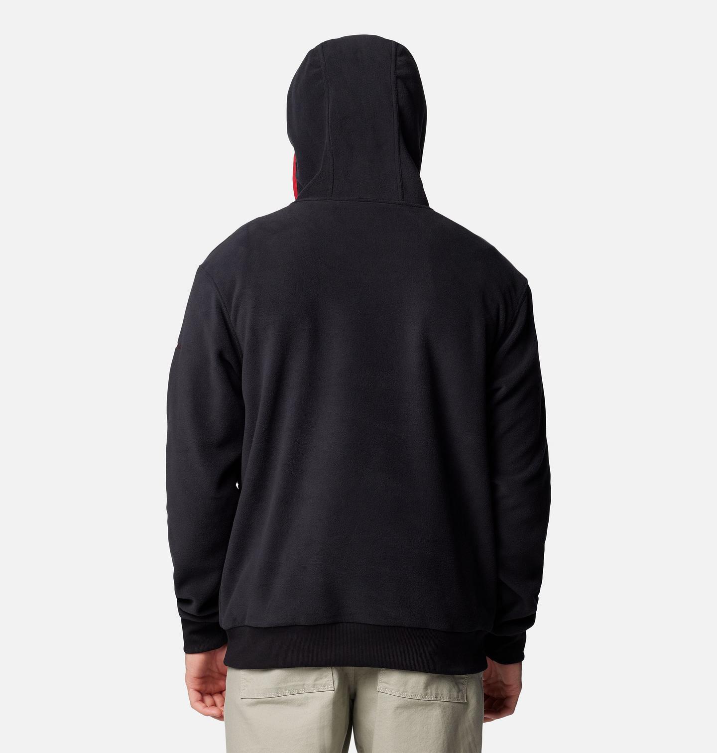 Мужское худи Columbia Collegiate Flanker Fleece - Alabama, цвет: Чёрный — фото 2