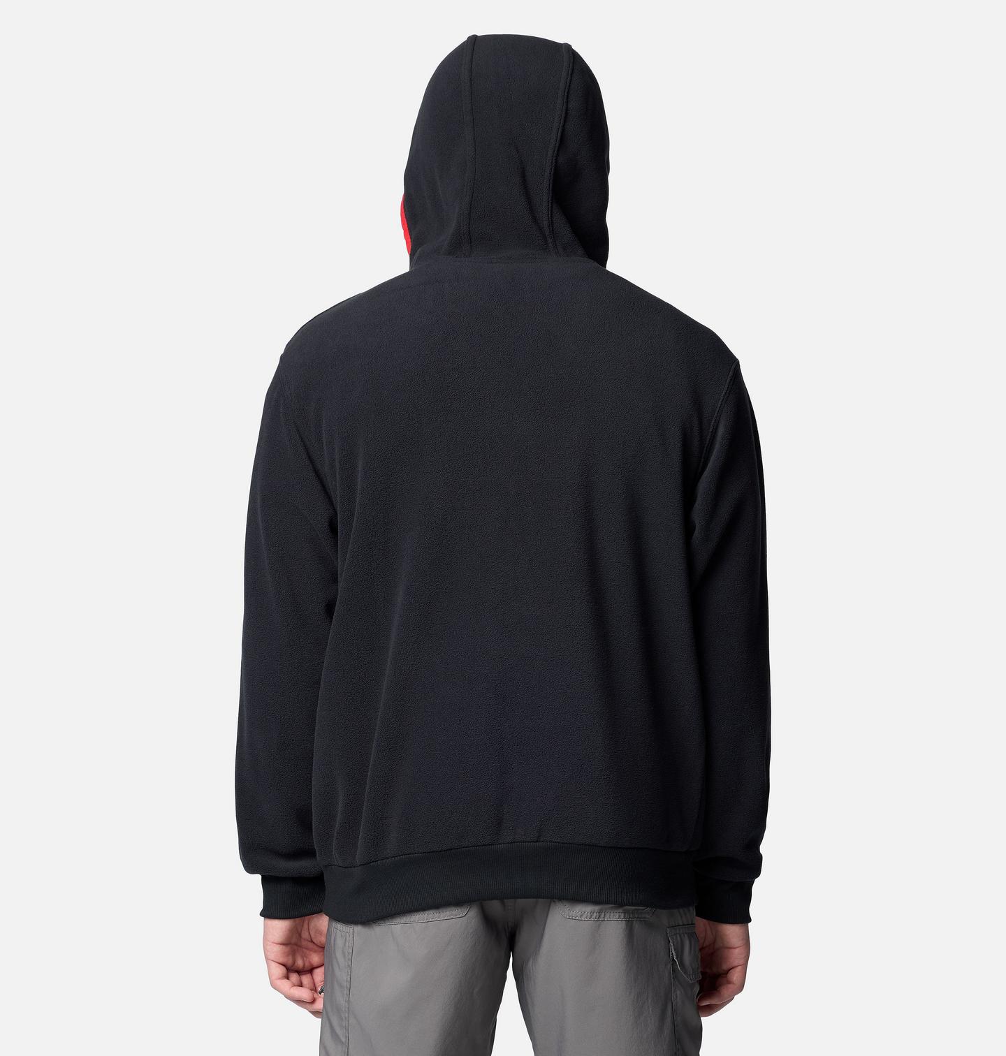 Мужское худи Columbia Collegiate Flanker Fleece - Georgia, цвет: Чёрный — фото 2