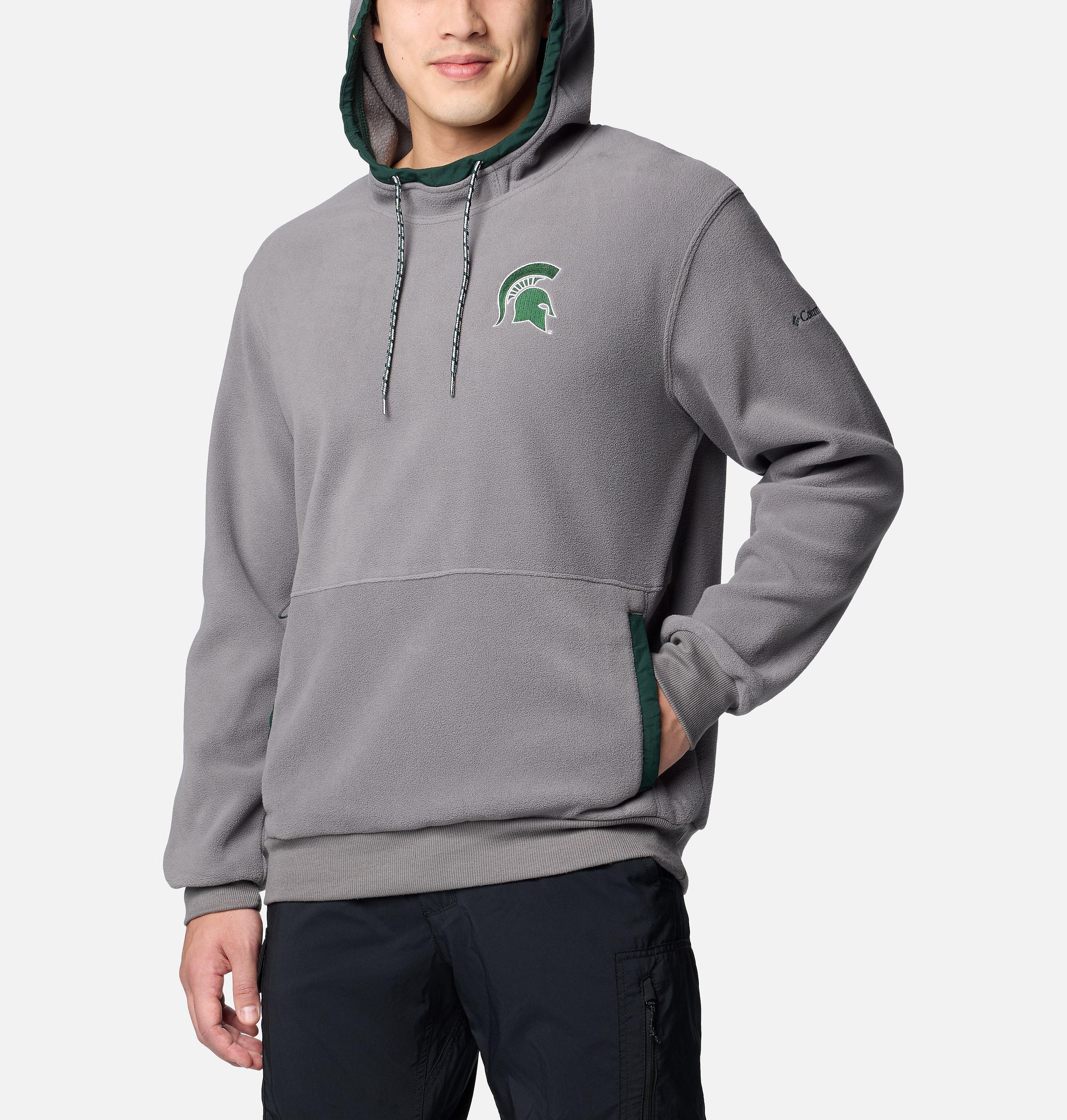 Men's Collegiate Flanker Fleece Hoodie - Michigan State 5
