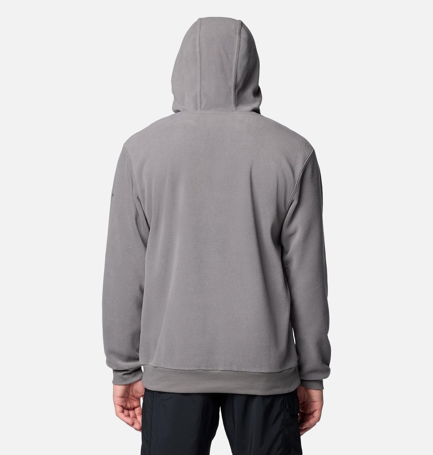 Мужское худи Columbia Collegiate Flanker Fleece - Michigan State, цвет: Серый — фото 2