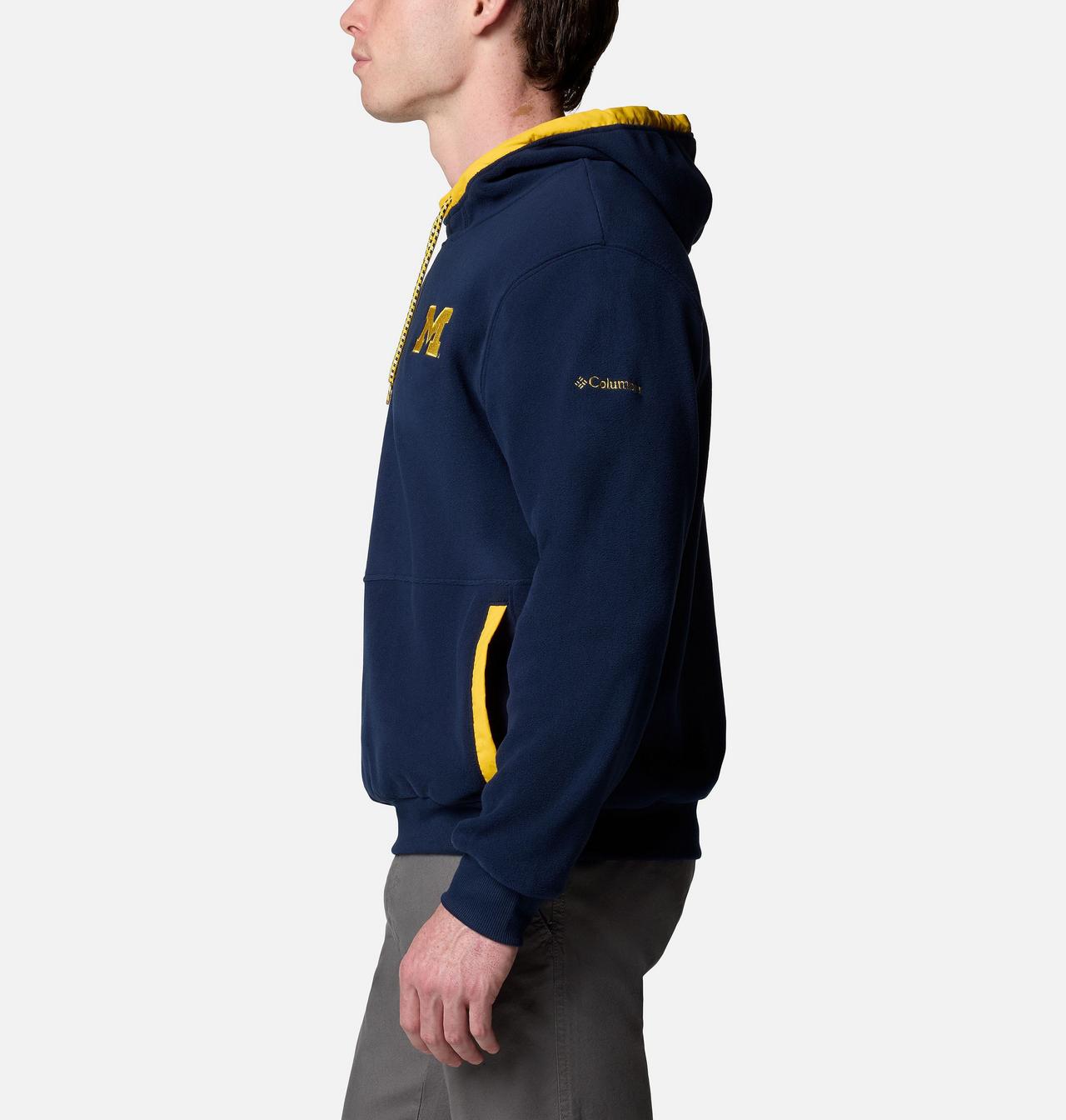 Men's Collegiate Flanker™ Fleece Hoodie - Michigan 3