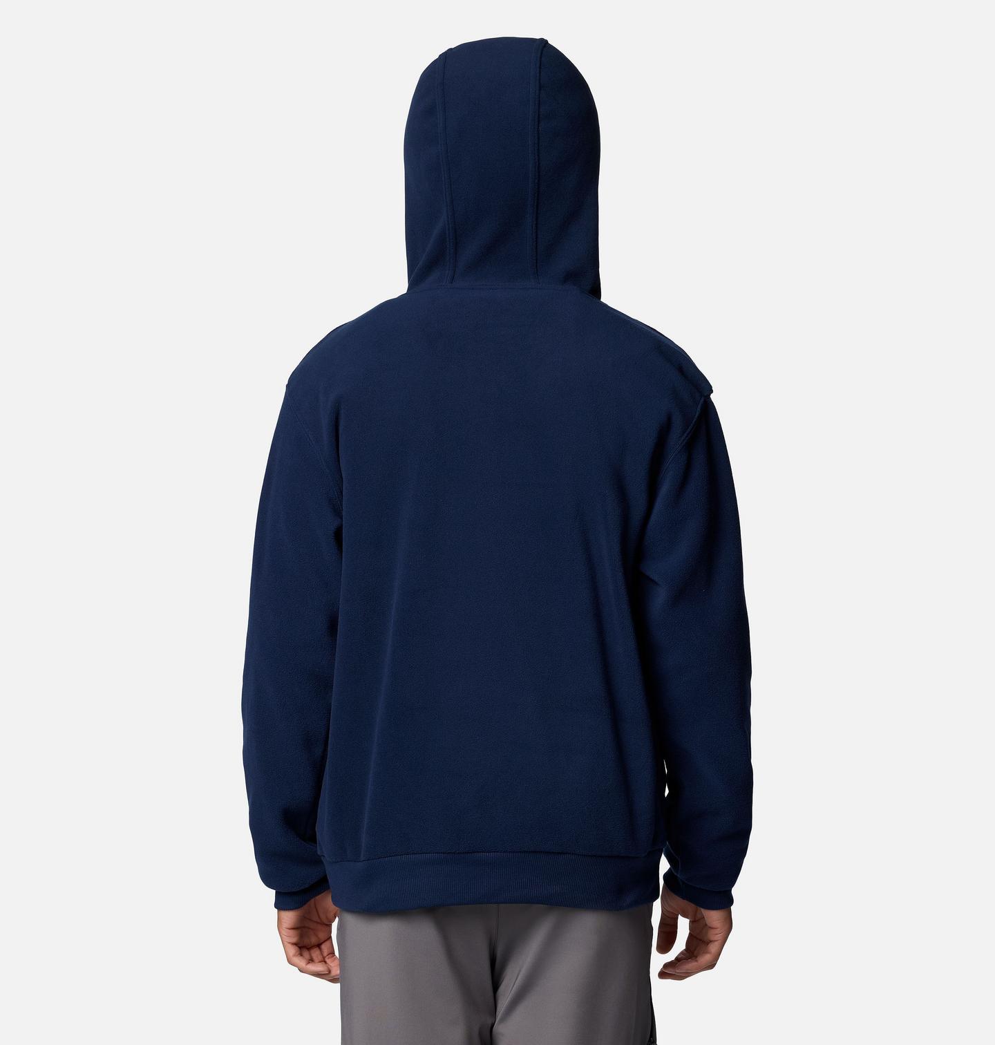 Мужское худи Columbia Collegiate Flanker Fleece - North Carolina, цвет: Тёмно-синий — фото 2
