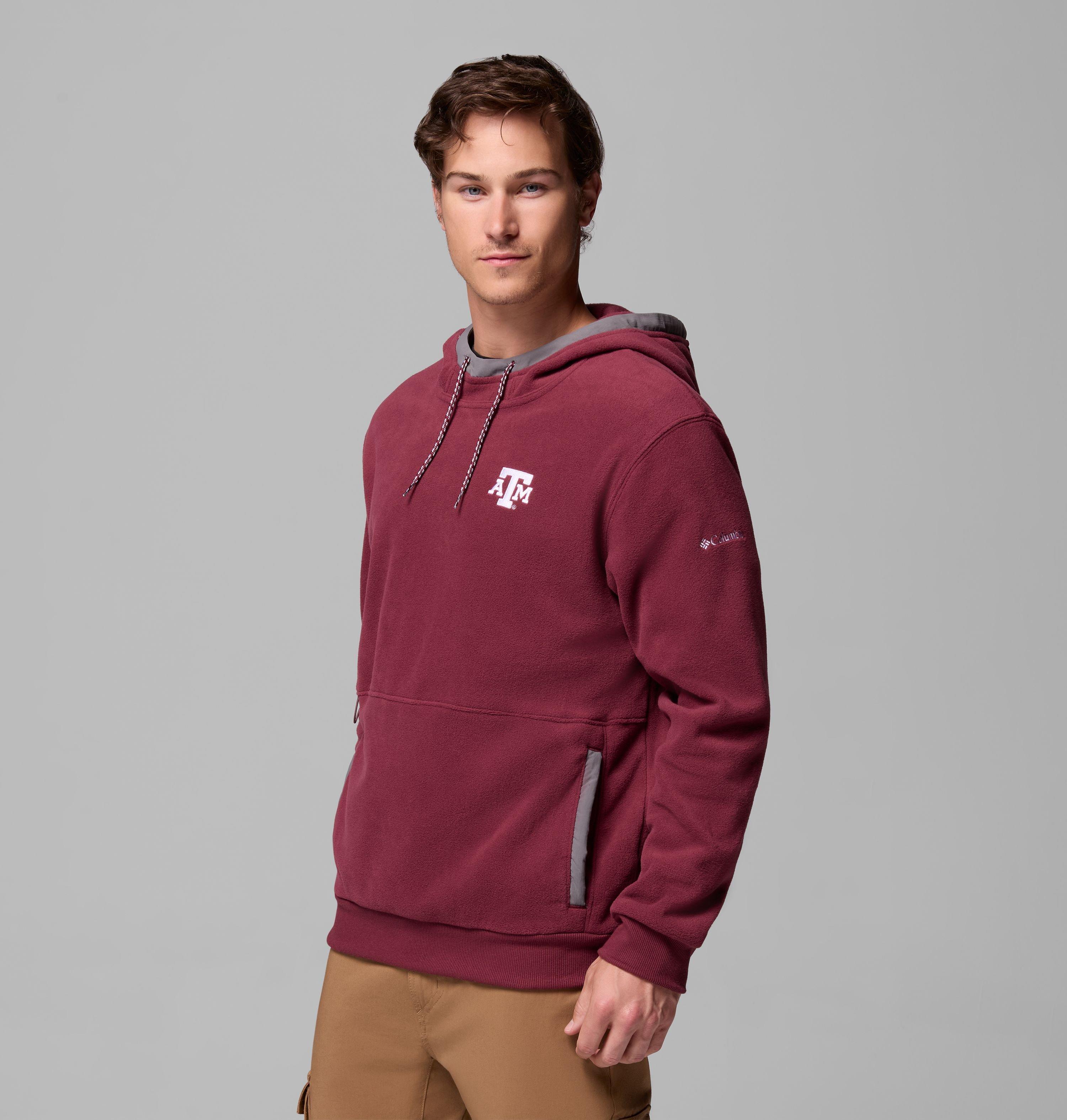 Men's Collegiate Flanker Fleece Hoodie - Texas A&M 4