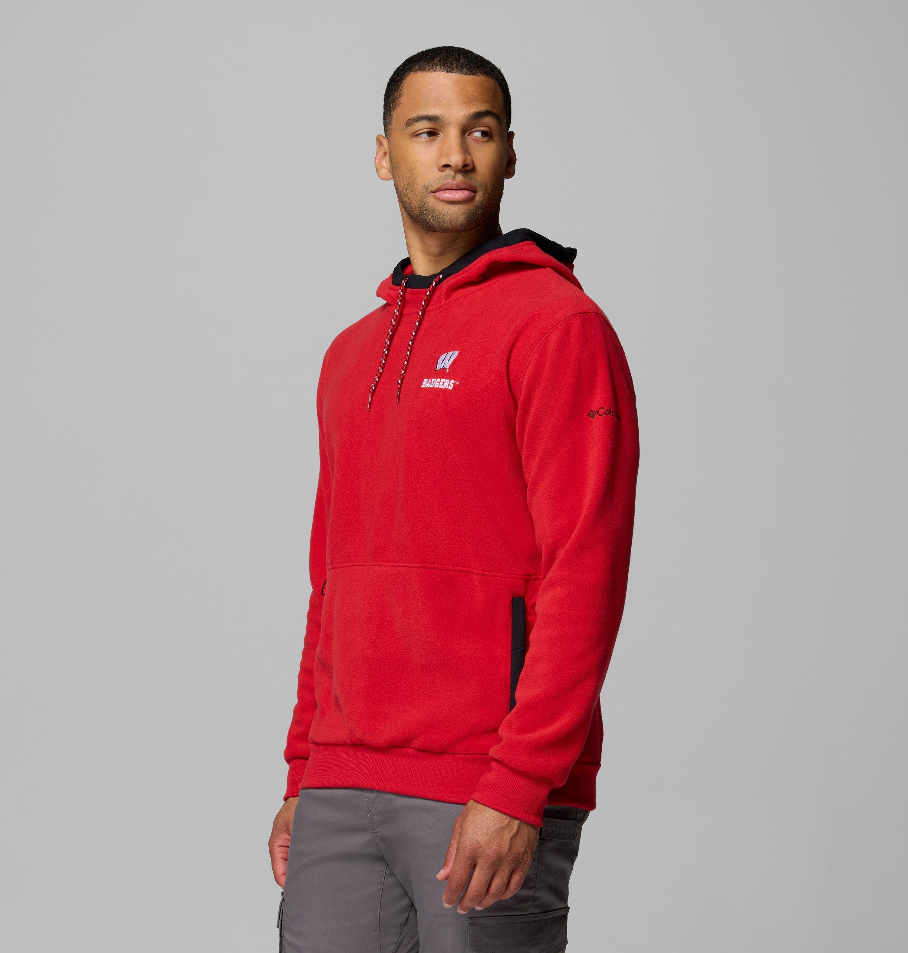 Men's Collegiate Flanker Fleece Hoodie - Wisconsin 4