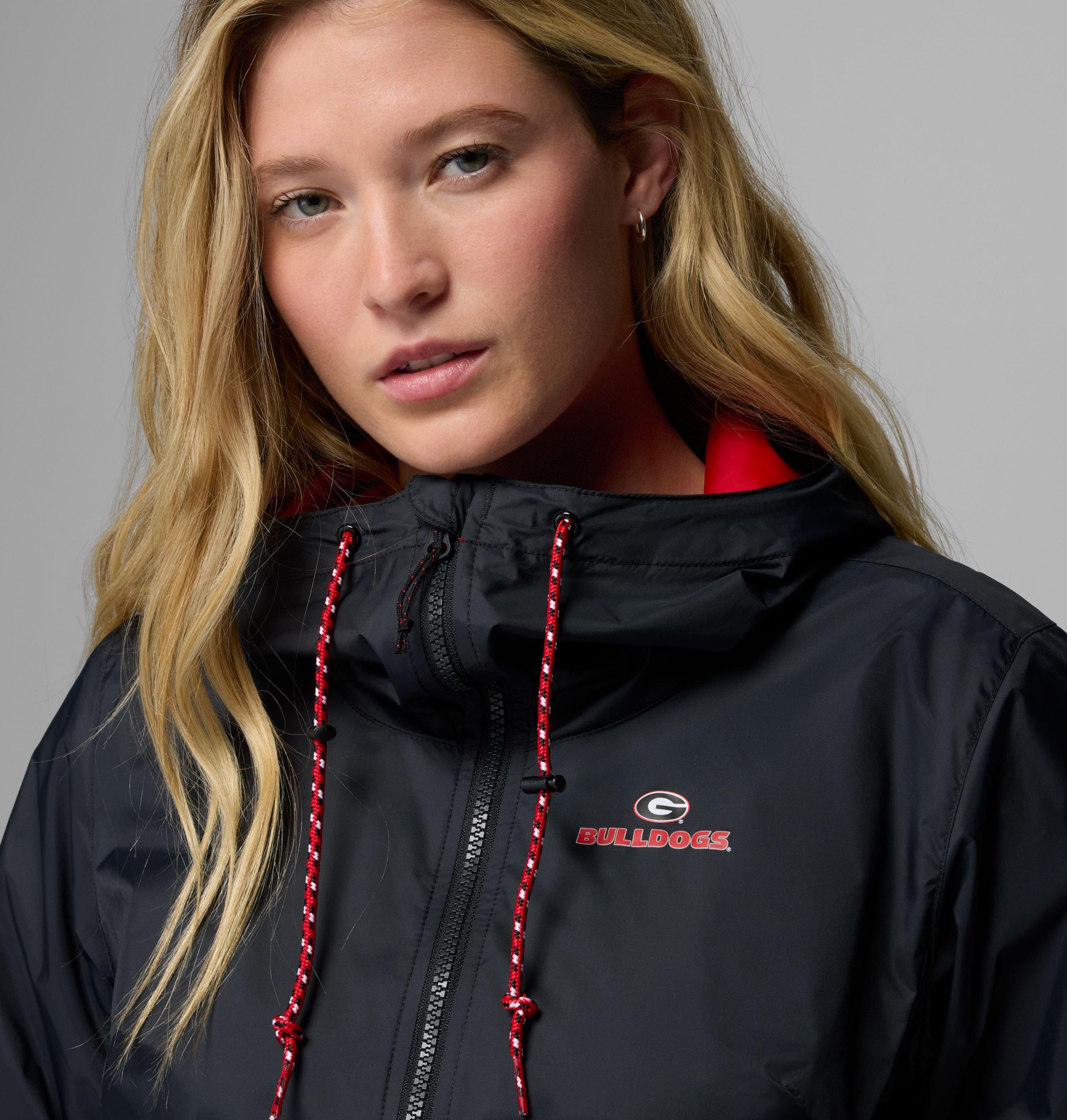 Women's Collegiate Lily Park Rain Jacket - Georgia 7