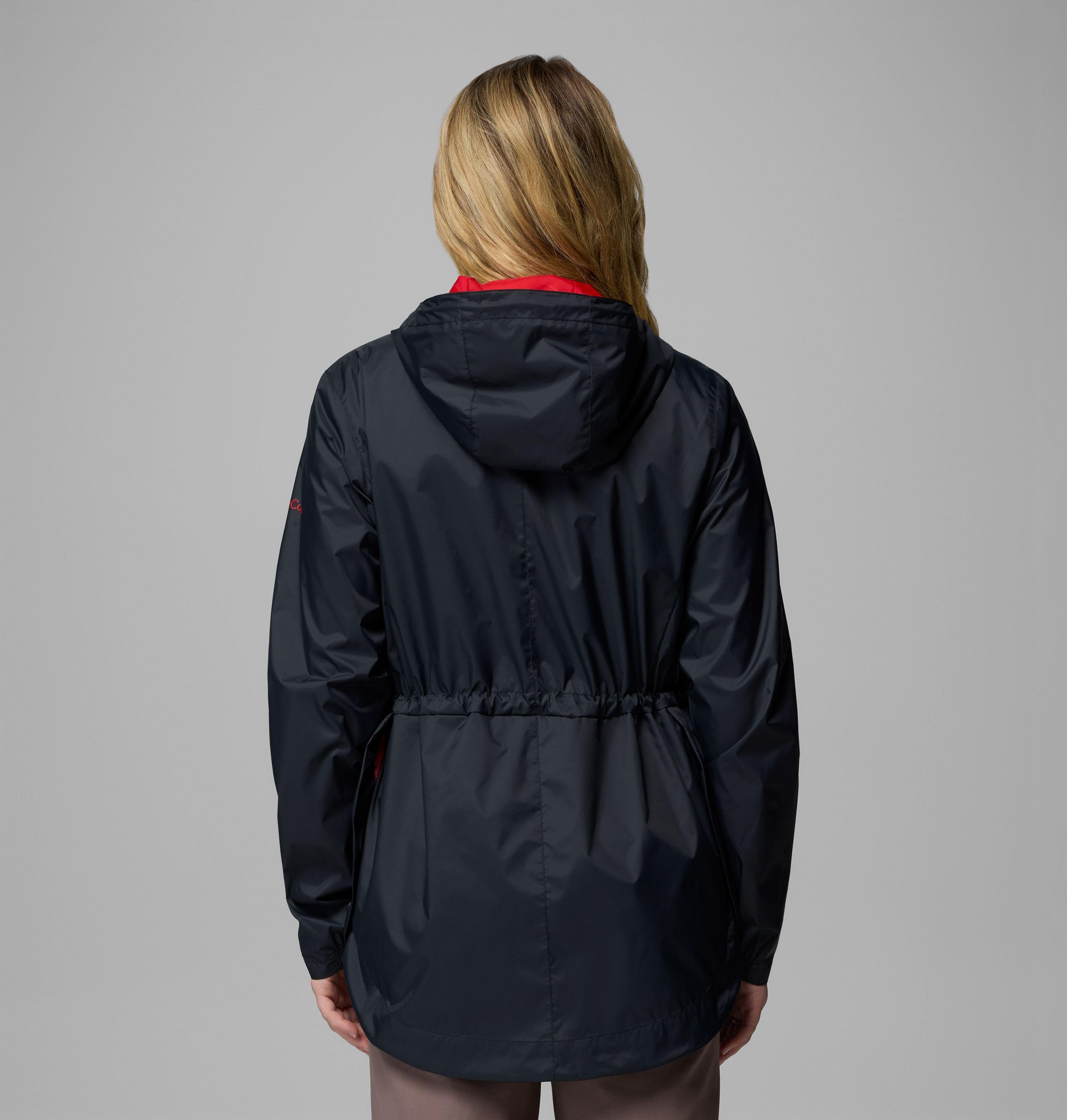 Women's Collegiate Lily Park Rain Jacket - Georgia 3