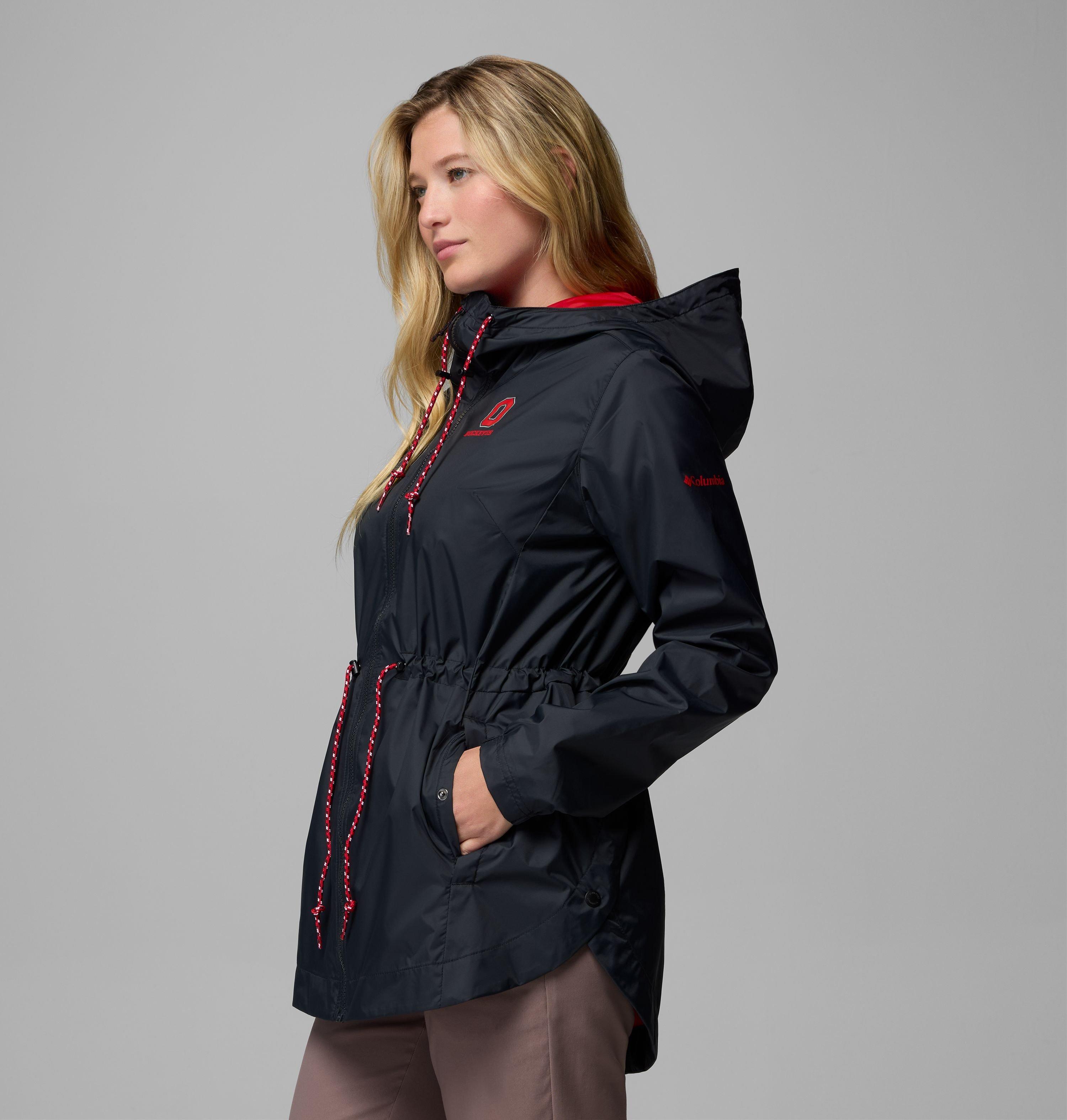 Women's Collegiate Lily Park Rain Jacket - Ohio State 4