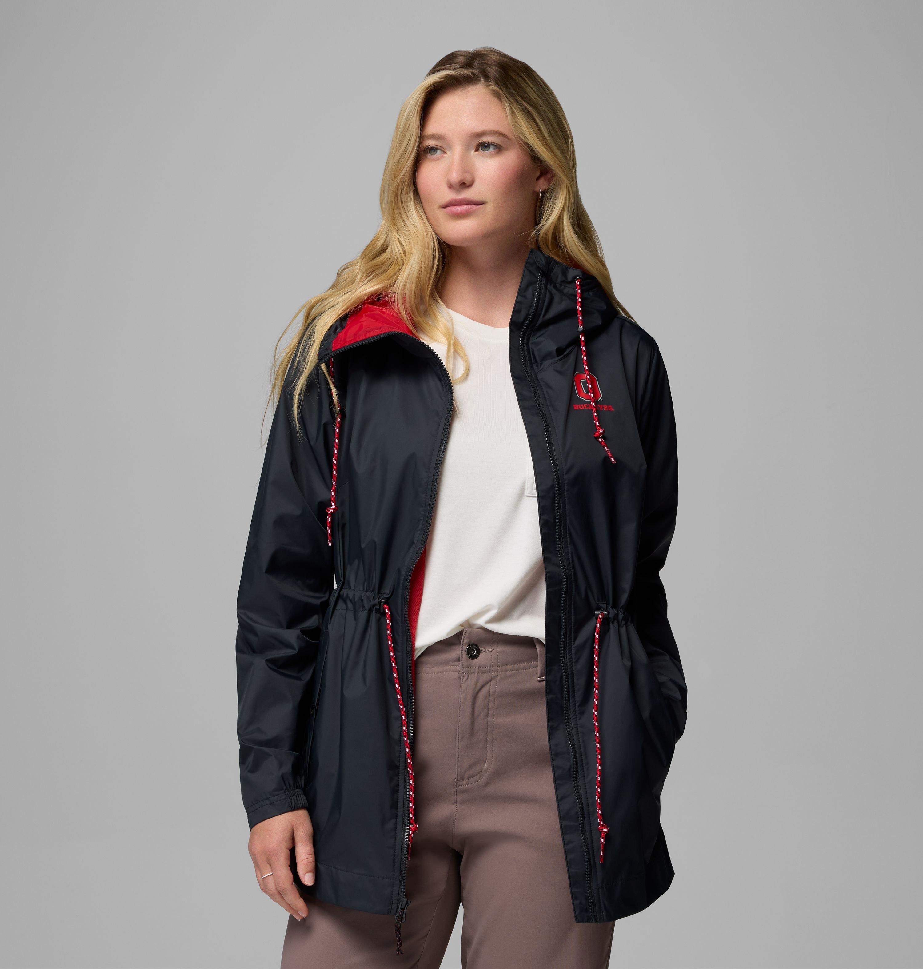 Women's Collegiate Lily Park Rain Jacket - Ohio State 5
