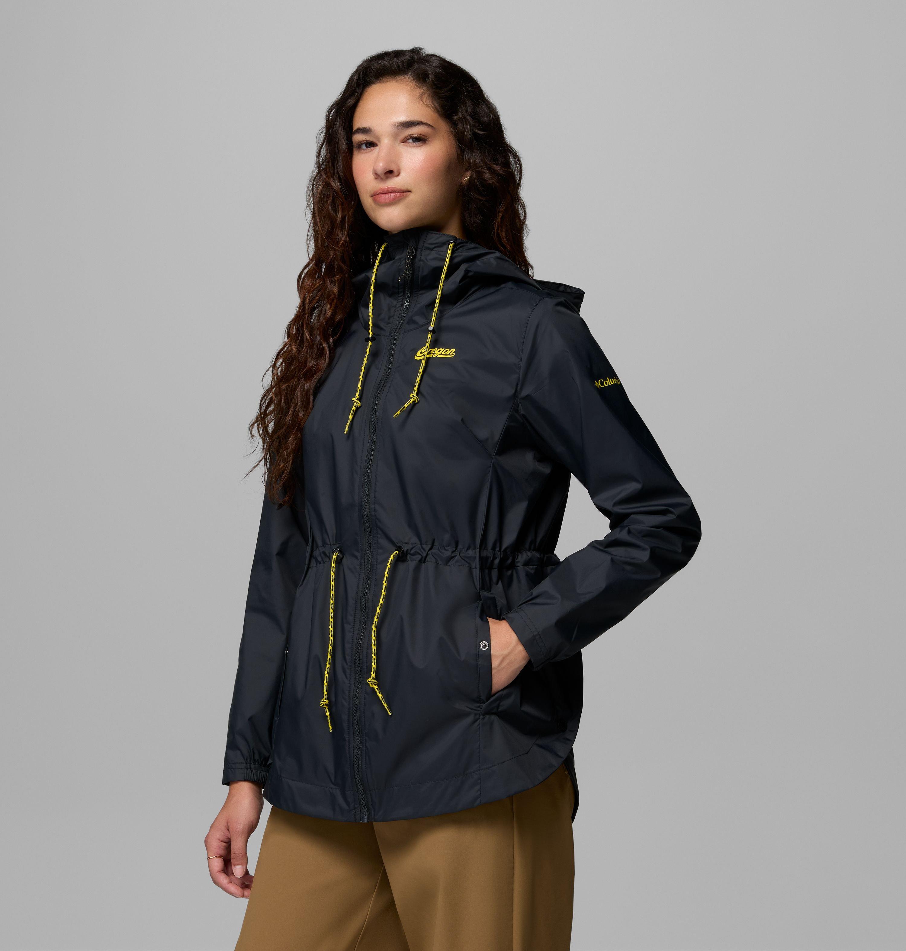 Women's Collegiate Lily Park Rain Jacket - Oregon 4