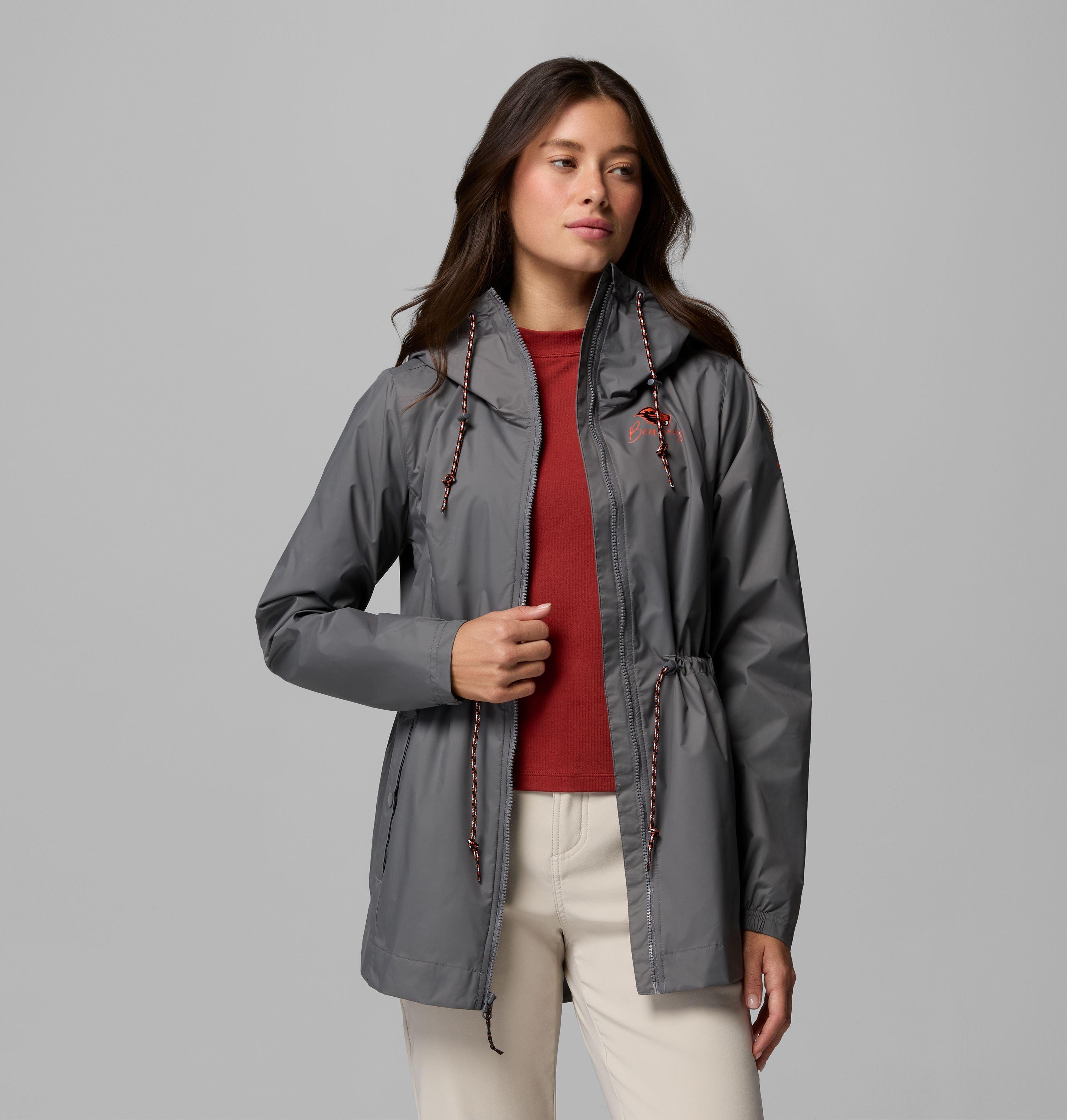 Women's Collegiate Lily Park Rain Jacket - Oregon State 5