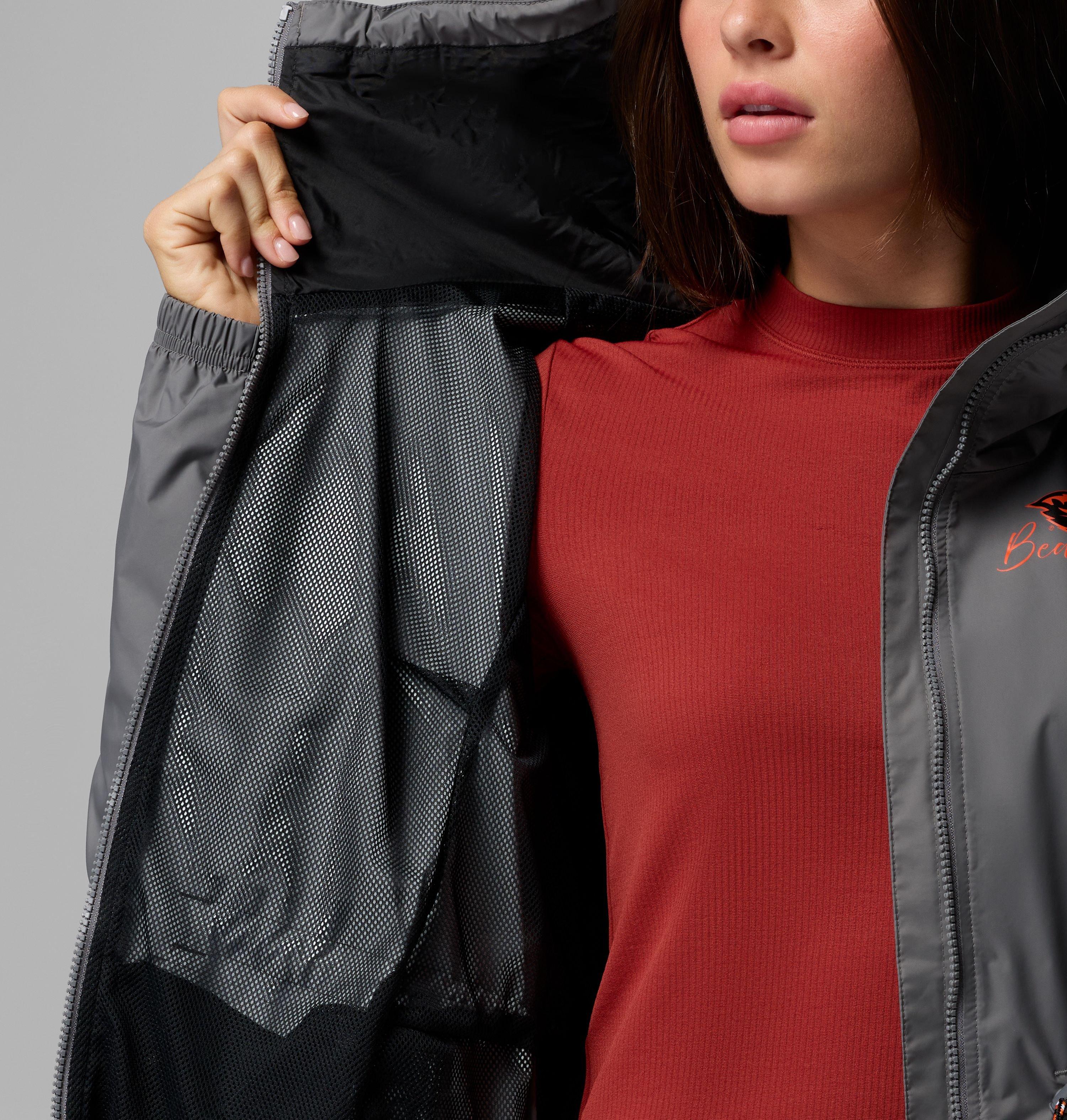 Women's Collegiate Lily Park Rain Jacket - Oregon State 6