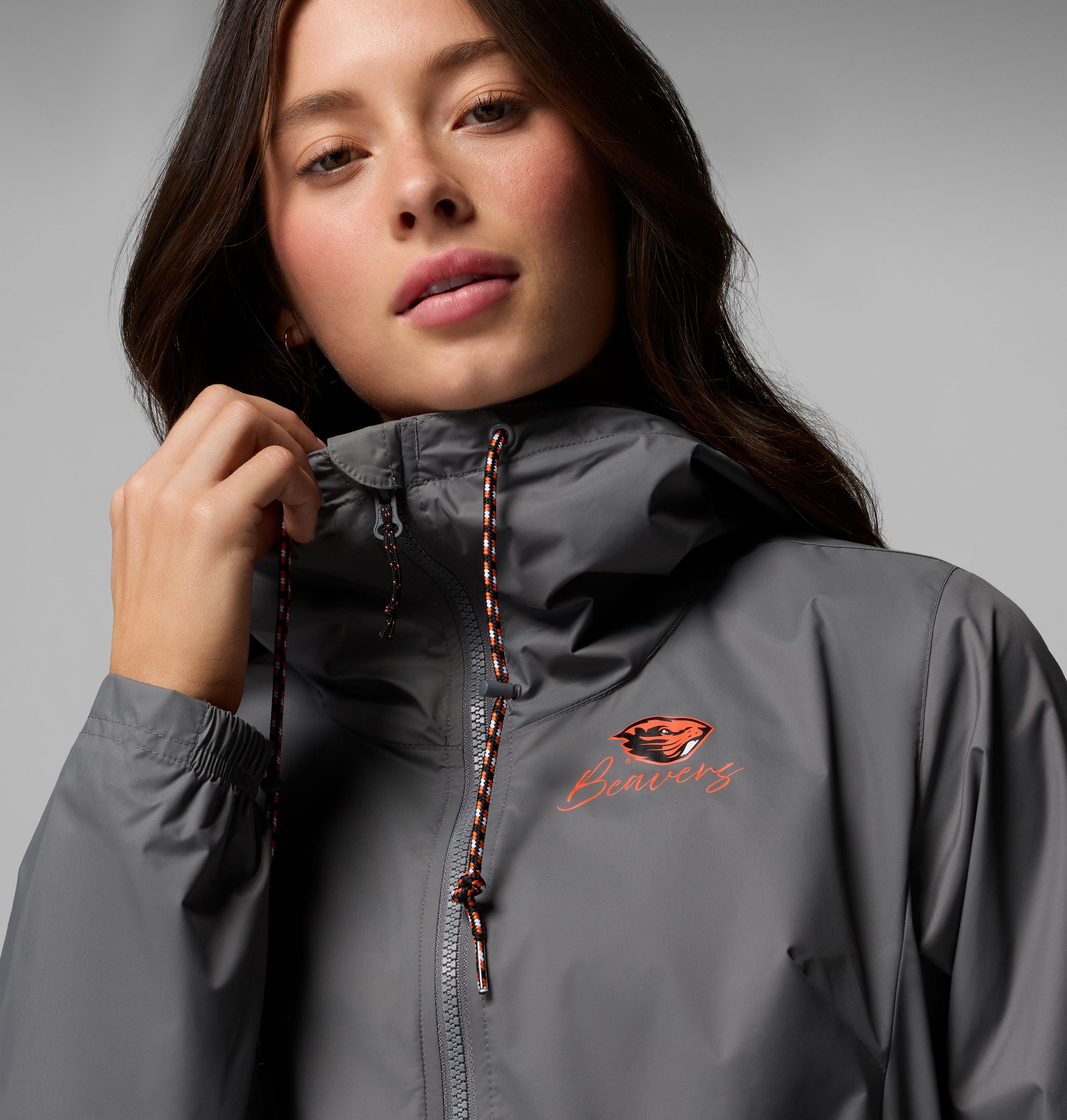 Women's Collegiate Lily Park Rain Jacket - Oregon State 7