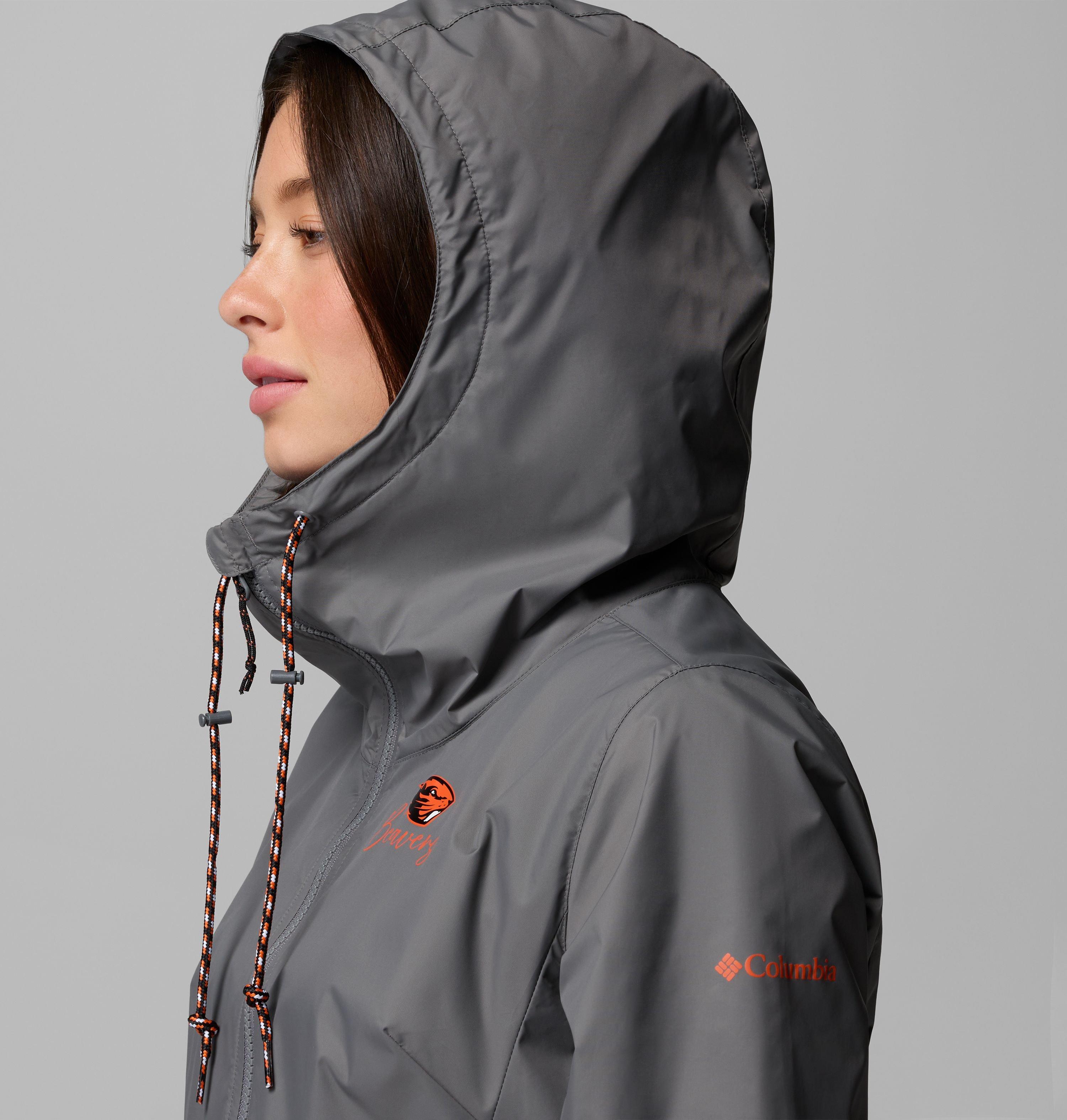 Women's Collegiate Lily Park Rain Jacket - Oregon State 8