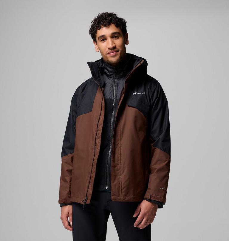 Men's Bugaboo III 3-in-1 Waterproof Jacket, Color: Tobacco, Black, image 5