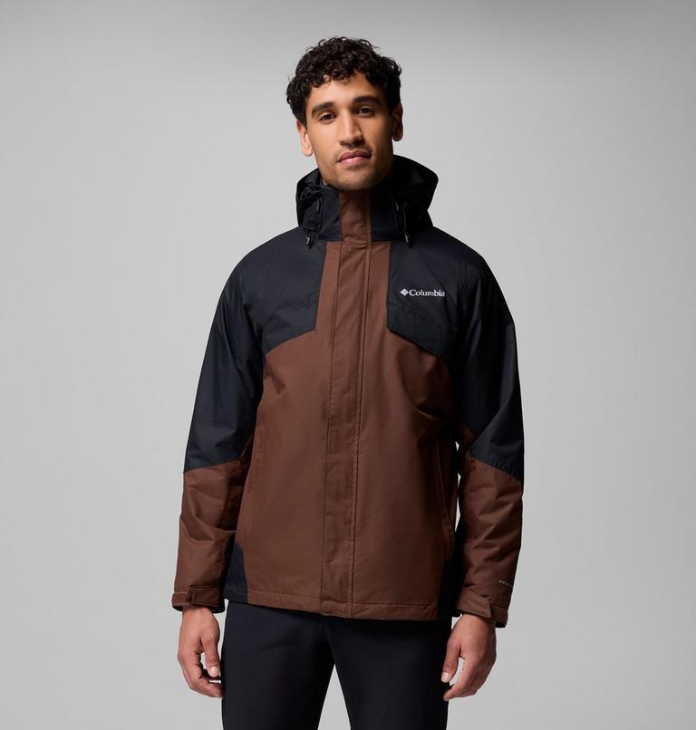 Men's Bugaboo III 3-in-1 Waterproof Jacket, Color: Tobacco, Black, image 1