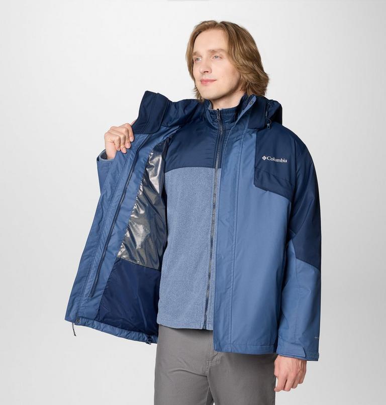 Men's Bugaboo III 3-in-1 Waterproof Jacket, Color: Dark Mountain, Collegiate Navy, image 6