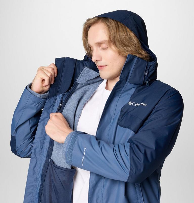 Men's Bugaboo III 3-in-1 Waterproof Jacket, Color: Dark Mountain, Collegiate Navy, image 9
