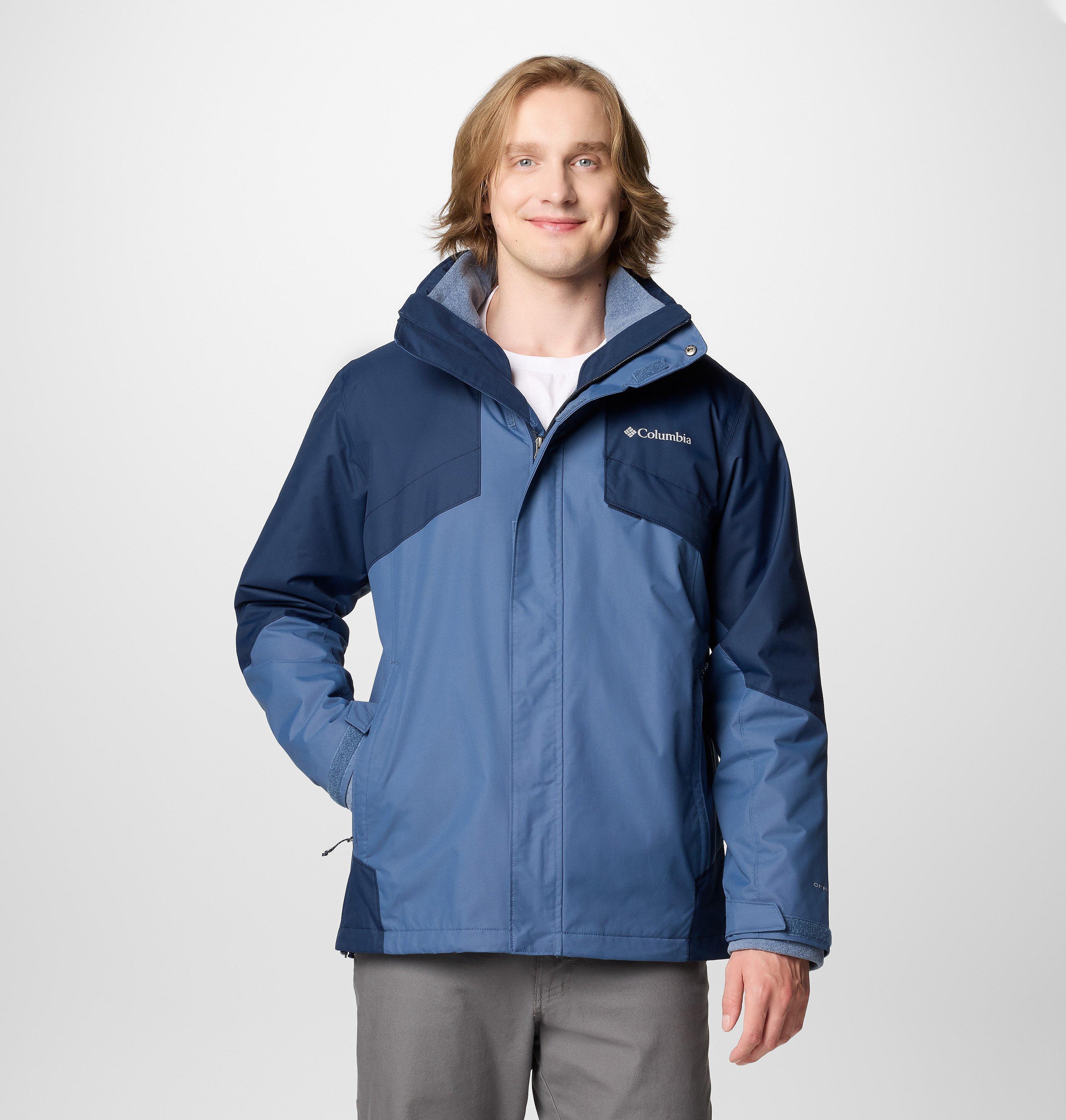 Columbia Sportswear Men's Blue Columbia - Bugaboo™ Iii 3-In-1 Waterproof Jacket - Dark Mountain, Collegiate Navy Small