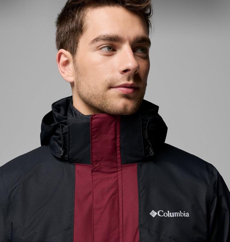 Men's Bugaboo III 3-in-1 Waterproof Jacket, Color: Rich Wine, Black, image 9