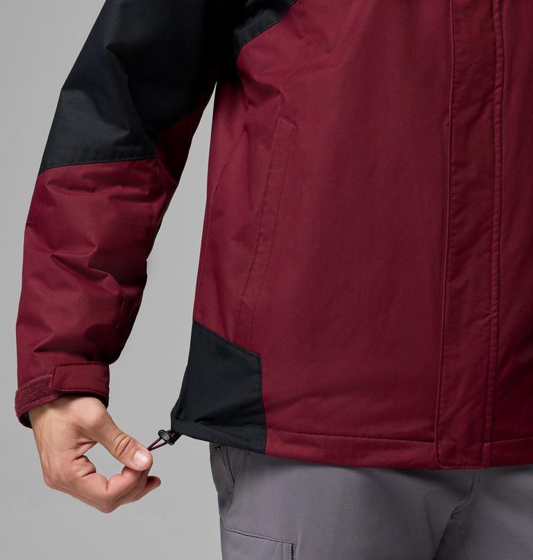 Men's Bugaboo III 3-in-1 Waterproof Jacket, Color: Rich Wine, Black, image 10