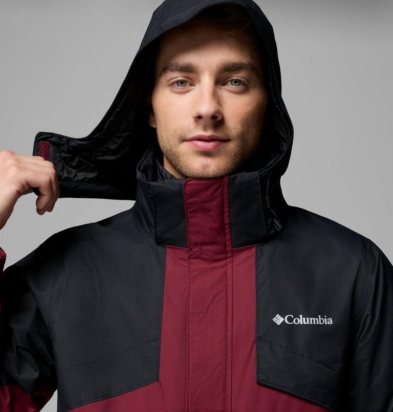 Men's Bugaboo III 3-in-1 Waterproof Jacket, Color: Rich Wine, Black, image 11