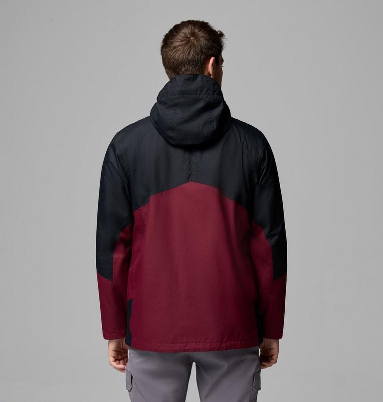 Men's Bugaboo III 3-in-1 Waterproof Jacket, Color: Rich Wine, Black, image 3