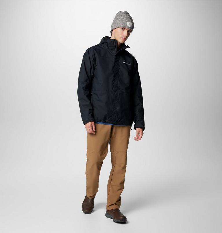 Men's Hikebound II Waterproof Hooded 3-In-1 Jacket, Color: Black, image 3