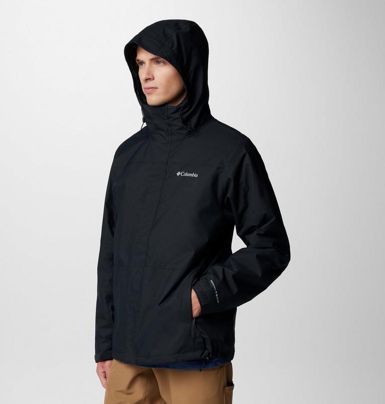Men's Hikebound II Waterproof Hooded 3-In-1 Jacket, Color: Black, image 4