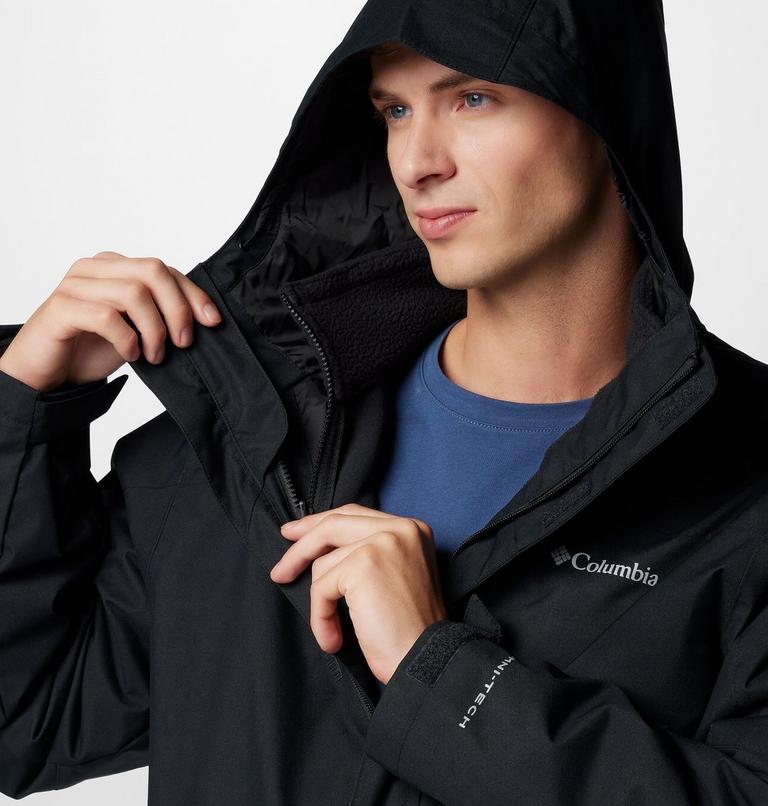 Men's Hikebound II Waterproof Hooded 3-In-1 Jacket, Color: Black, image 5