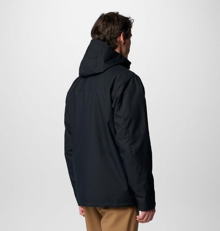 Men's Hikebound II Waterproof Hooded 3-In-1 Jacket, Color: Black, image 2