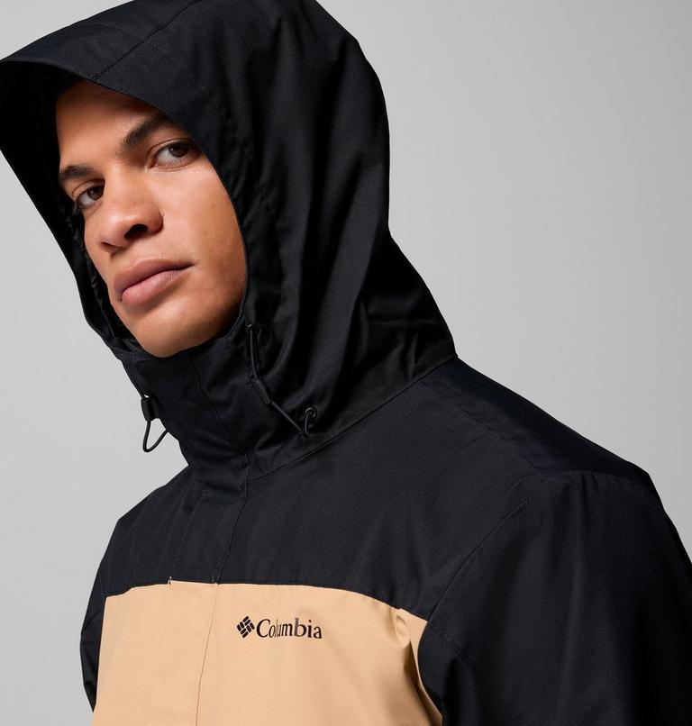 Chaqueta 3-en-1 impermeable con capucha Hikebound II para hombre, Color: Canoe, Black, image 10