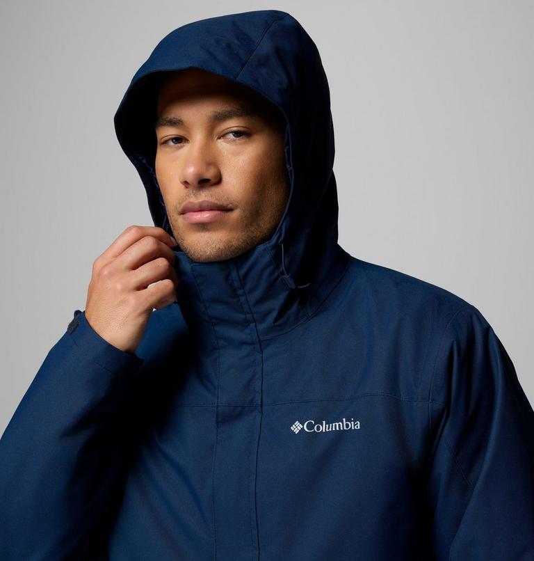 Chaqueta 3-en-1 impermeable con capucha Hikebound II para hombre, Color: Collegiate Navy, image 8
