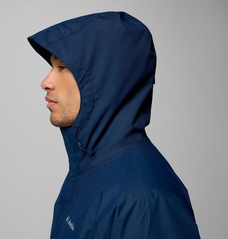 Chaqueta 3-en-1 impermeable con capucha Hikebound II para hombre, Color: Collegiate Navy, image 10