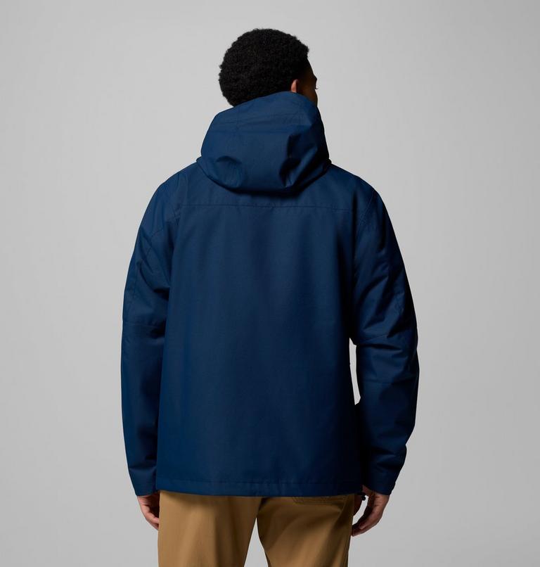 Chaqueta 3-en-1 impermeable con capucha Hikebound II para hombre, Color: Collegiate Navy, image 3