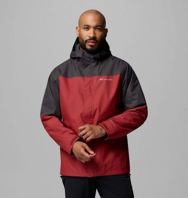 Veste &agrave; Capuche Imperm&eacute;able 3-en-1 Hikebound II Homme, Color: Red Oxide, Shark, image 1