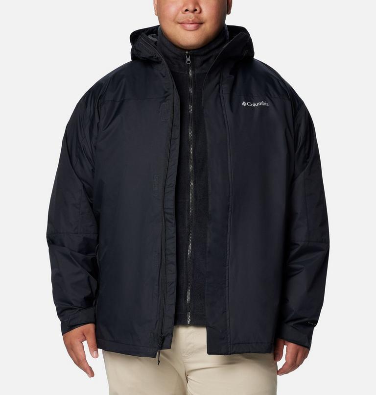 Men's Tunnel Falls II 3-in-1 Waterproof Jacket - Extended Size, Color: Black, image 1