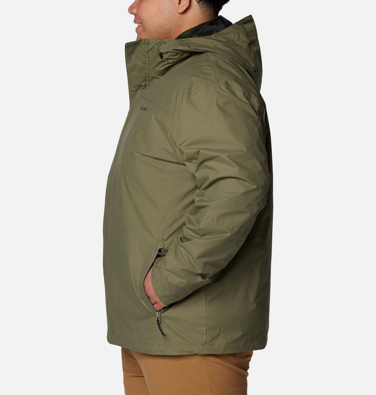 Men's Tunnel Falls II 3-in-1 Waterproof Jacket - Extended Size, Color: Stone Green, image 3