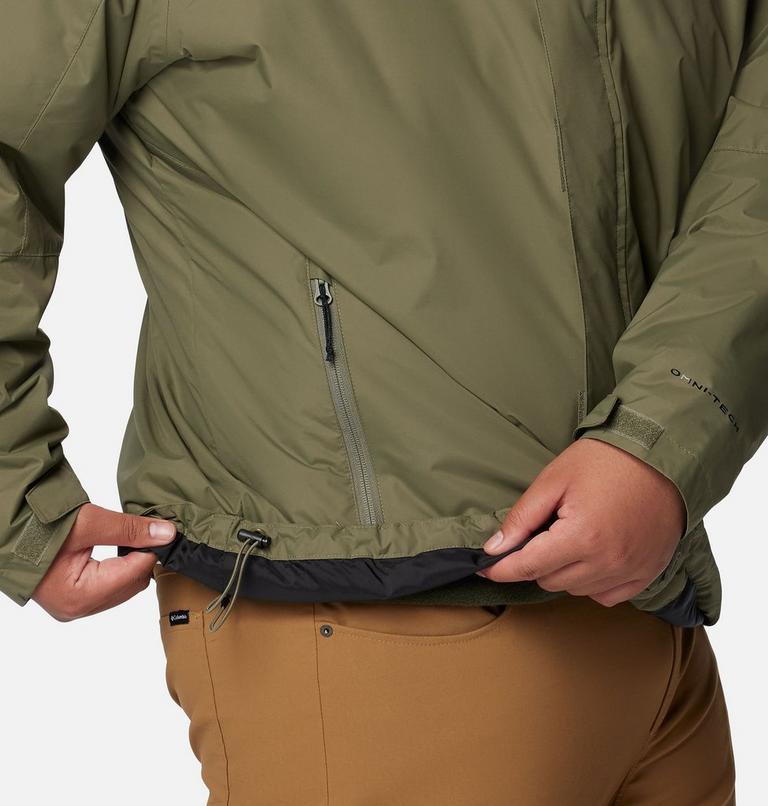 Men's Tunnel Falls II 3-in-1 Waterproof Jacket - Extended Size, Color: Stone Green, image 7