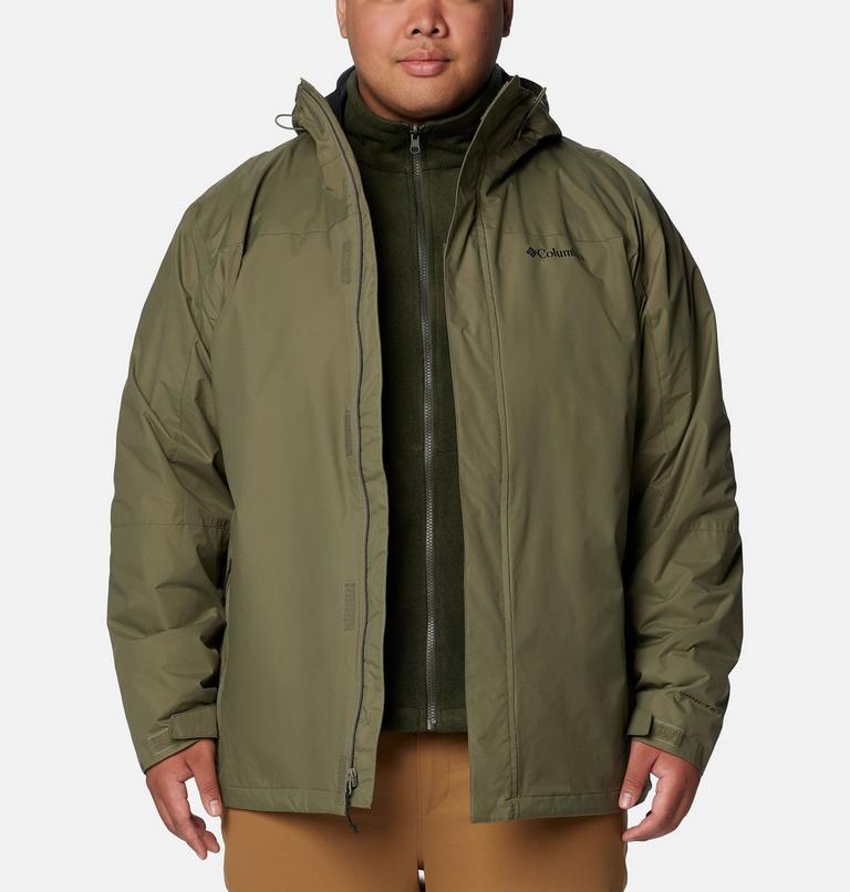 Men's Tunnel Falls II 3-in-1 Waterproof Jacket - Extended Size, Color: Stone Green, image 9