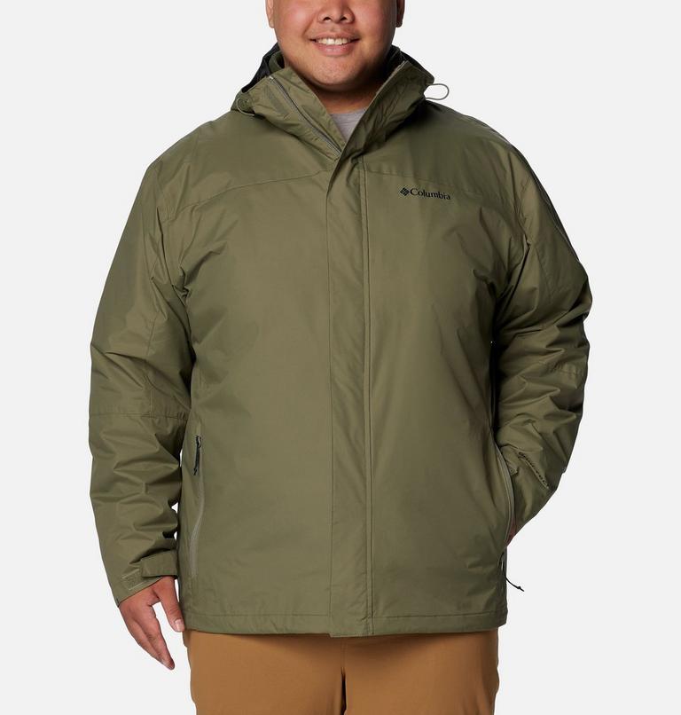 Men's Tunnel Falls II 3-in-1 Waterproof Jacket - Extended Size, Color: Stone Green, image 1