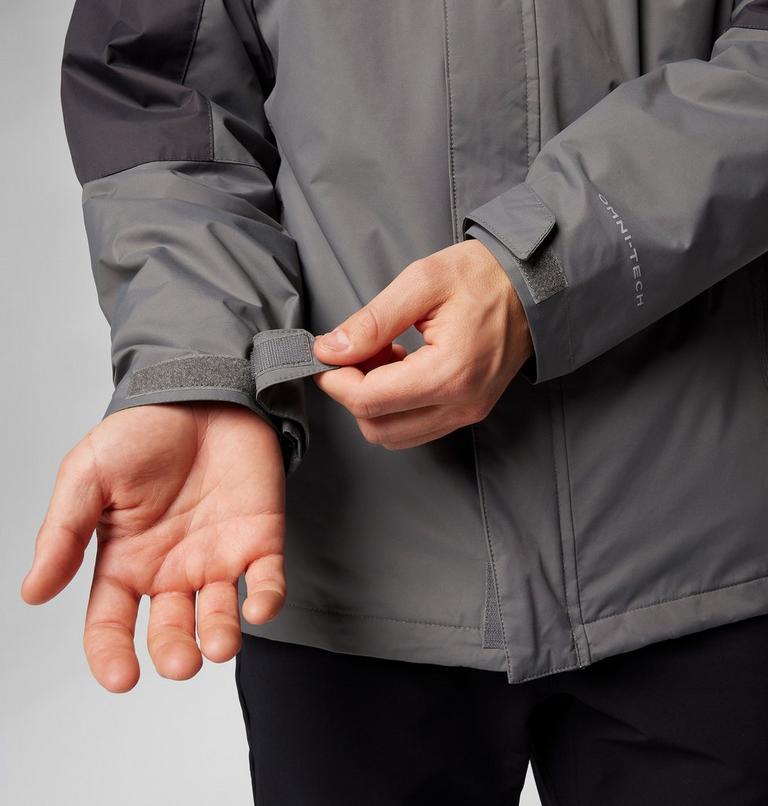 Chaqueta impermeable 3-en-1 Tunnel Falls II para hombre, Color: City Grey, Shark, image 10