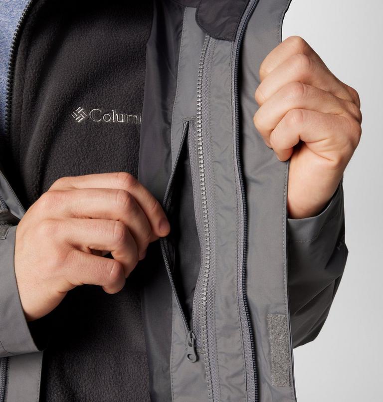 Chaqueta impermeable 3-en-1 Tunnel Falls II para hombre, Color: City Grey, Shark, image 11