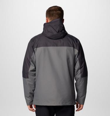 Men's Tunnel Falls II 3-in-1 Waterproof Jacket, Color: City Grey, Shark, image 10