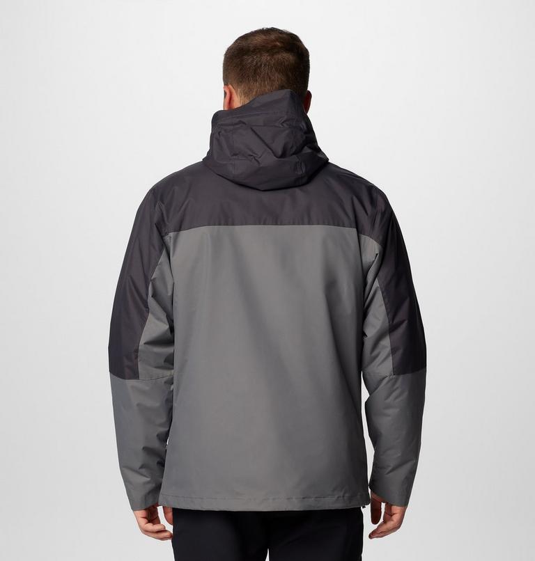 Chaqueta impermeable 3-en-1 Tunnel Falls II para hombre, Color: City Grey, Shark, image 2
