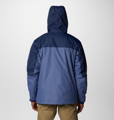 Men's Tunnel Falls II 3-in-1 Waterproof Jacket, Color: Dark Mountain, Collegiate Navy, image 2