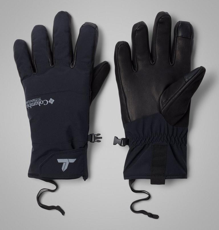 Men's PowBound Waterproof Ski Gloves, Color: Black, image 1